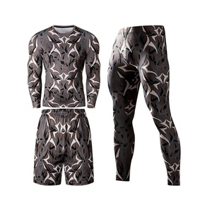 OEM High Quality Men's <b>BJJ</b> MMA Compression Shirt <b>Rashguard</b> for <b>BJJ</b> Rash Guard Gym - Product Image 1