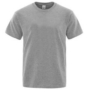 เสื้อยืดคอกลมแขนสั้นทรงปกติผ้าคอตตอนซาตินแห้งเร็วสไตล์ลำลองแนวสตรีทแฟชั่นสำหรับผู้ชายแบบสั่งทำแบรนด์ส่วนตัว - Product Image 1