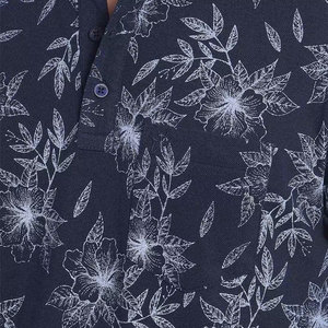 เสื้อโปโลผ้าฝ้ายถักแบบซับลิเมชั่นออกแบบเอง เสื้อโปโลแขนสั้นสำหรับผู้ใหญ่ผู้ชาย - Product Image 5