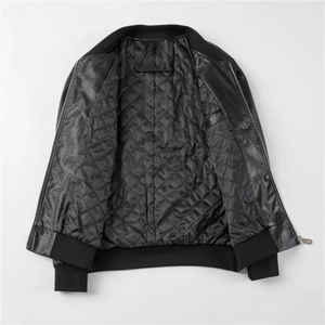 Best Selling Women's Casual Bonded <b>Canvas</b> Leather <b>Jacket</b> Cotton Lining Eco-Friendly Windproof Breathable Zipper Closure High - Product Image 2