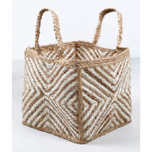 Cestas Grandes de Almacenamiento de Algodón y Yute, Cesta para Plantas/Mascotas, Cesta de Cuerda Tejida de Algodón para Niños - Product Image 3