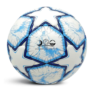 GAMEGAZER GMR-1019 Ballon de football cousu à la main Taille 5 Circonférence 685-695MM Surface givrée Cuir PU souple Haute qualité Léger - Product Image 3