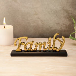 Sculpture de table en aluminium argenté de luxe avec inscription 'Cheers', lettrage moderne, art métallique, statue décorative avec base noire - Product Image 5