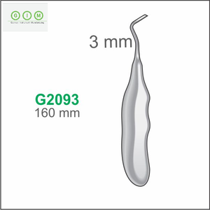 Élévateur chirurgical Bein pour l'extraction dentaire et la chirurgie dentaire, en acier inoxydable 420, autoclavable, instrument dentaire réutilisable - Product Image 2