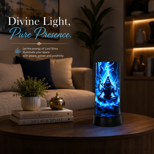Lord Shiva LED Table Lamp Divine Meditation Night Light Spiritual Acrylic Desk Lamp Bedroom Living Room Home <b>Decor</b> Gift <b>Lighting</b> - Product Image 2