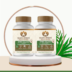 Extrait de plantes Maharishi Amrit Kalash, double pack sans sucre, complément ayurvédique à base de plantes pour le soutien quotidien de la bien-être - Product Image 1