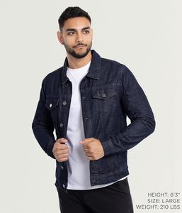 Veste en jean tendance pour homme – Veste en jean à la mode pour homme, parfaite pour les tenues décontractées, le streetwear, les voyages et le style de tous les jours - Product Image 3
