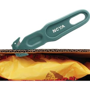 Cuchilla de Seguridad Ergonómica Verde, Paquete de 5 Cuchillas para Cortar Film, Correas y Cajas, Cuchillo Multiusos para Abrir Paquetes - Product Image 2