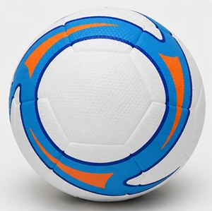 ลูกฟุตบอลสตาร์ลิงค์ สีขาว น้ำเงิน ส้ม ทนทาน แบบไฮบริด - Product Image 3