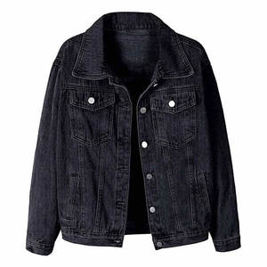 Veste d'hiver en jean pour homme, coupe slim, décontractée, tendance, chaude et confortable pour l'automne et l'hiver, à porter au quotidien - Product Image 1