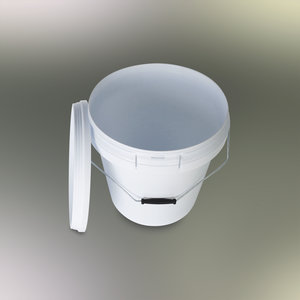 Seau de rangement cylindrique blanc en acrylique vierge multi-usage 17L Premium Vietnam pour faux cils, cosmétiques, lotions et outils. - Product Image 5