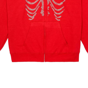Sudadera con Capucha Extra Grande para Hombre, con Pedrería, 100% Algodón, Térmica, con Cierre, Ligera, Transpirable, de Secado Rápido, para Invierno - Product Image 4