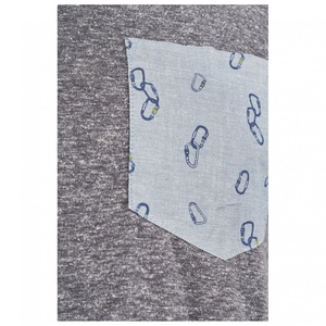 Camiseta con bolsillo personalizado para hombre, camisa con bolsillo en el pecho, estampado frontal - Product Image 5