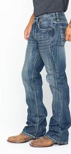 Custom <b>Men</b> Straight Fit Denim Jeans Premium Cotton <b>Stretch</b> Casual Pants OEM Apparel Manufacturer Private Label Wholesale - Product Image 4