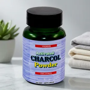 Capsules blanchissantes naturelles végétaliennes au charbon actif pour l'hygiène bucco-dentaire adulte, certifiées ISO22000, sans odeur et non toxiques - Product Image 4