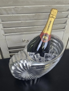 คุณภาพงานฝีมือยอดเยี่ยม ถังแช่แชมเปญขายส่งขนาดใหญ่ สีเงิน ถังน้ำแข็งและอุปกรณ์บาร์ ถังแช่ไวน์พร้อมโลโก้ - Product Image 3