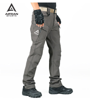 Pantalon utilitaire extensible pour homme, multi-poches, durable, pour le travail en extérieur, la randonnée, la pêche, le trekking