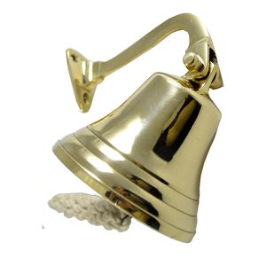 Nuevo Diseño de Campana Marítima Antigua de Latón Puro para Montar en la Pared, con Acabado Pulido de Alta Calidad, para Porches Delanteros - Product Image 1