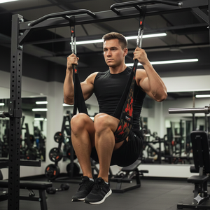 Sangles de fitness réglables Rexfit Sport avec système de suspension robuste pour barre de traction, exercices abdominaux et levées de jambes - Product Image 2