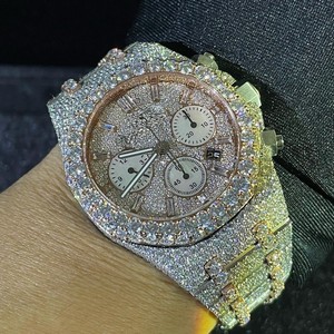 Reloj de Lujo Personalizado Hecho a Mano, Estilo Hip Hop Clásico Unisex, Mecánico Automático ETA, Acero Inoxidable, Cristal de Zafiro, 100 - Product Image 6