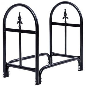 Supporto per Legna da Ardere in Acciaio Resistente da 2 Piedi, Accessorio per Caminetto da Esterno - Product Image 5