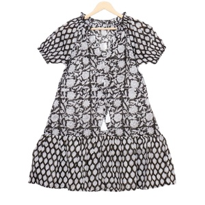 Vêtements élégants en coton pour femmes, robe tunique courte, tenue d'été légère, tenue décontractée, cadeau pour femmes décontractées - Product Image 4