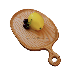 Planche à découper en bambou Thatuwood, rectangulaire, minimaliste, plateau de service alimentaire pour la cuisine, design durable avec poignée - Product Image 6