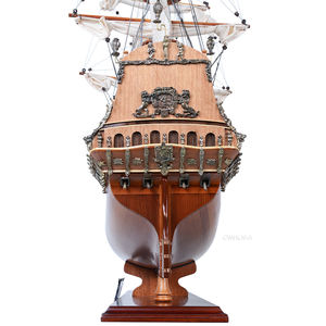 Zeven Provincien modelo de cedro hecho a mano barco pintado artesanía artesanal de madera con soporte de exhibición artículo de regalo OMH suministros para manualidades - Product Image 4