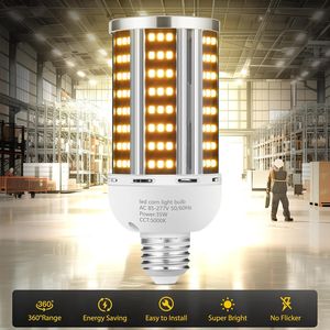 Lampadina LED a Pannocchia 35W, Confezione da 2, Grado Commerciale E26/E39, Luce Bianca Calda 3000K, 5000LM, Base Mogul Media, Equivalente a 300W - Product Image 2