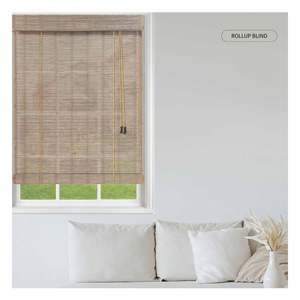 Persianas Enrollables Horizontales Integradas de Estilo Tradicional, Tejidas Naturalmente, Ecológicas, con Filtro de Luz para Ventanas Francesas - Product Image 4