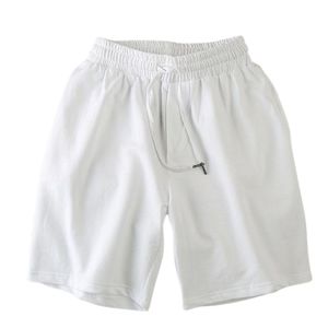 Pantalones Cortos Bermuda de Algodón Sólido para Hombre, Cierre con Cordón, Logotipo Frontal, Secado Rápido, Bolsillos Casuales, Cintura Media, Blanco, Rojo, Negro, Gris, Azul Marino - Product Image 3