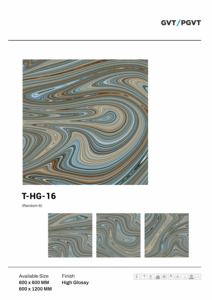 Azulejos de porcelana de diseño de lujo con alto brillo, tamaño 600x600, formato grande para pisos y paredes, para proyectos de interiores modernos. - Product Image 3