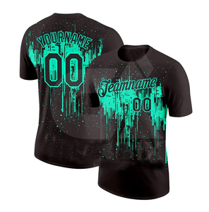 เสื้อฟุตบอลอเมริกันชาย คอวี แขนสั้น ผ้าโพลีเอสเตอร์ 100% ระบายอากาศ แห้งเร็ว ซับเหงื่อ ลดราคาพิเศษ - Product Image 5