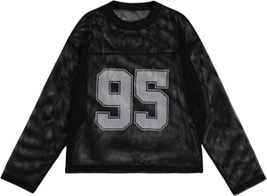 Maillot d'entraînement de football en maille respirante, chemise athlétique à séchage rapide pour le basketball, la course à pied, la gym, les entraînements et les sports d'équipe - Product Image 3