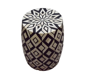 Artículos de hotel, taburete con incrustaciones de hueso MDF, venta al por mayor, taburete de sala de estar moderno de buena calidad con incrustaciones de hueso del mejor patrón de alta calidad para dormitorio - Product Image 1