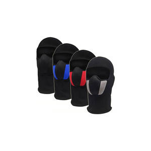 Pasamontañas de Algodón Negro Transpirable, Cálido y Cómodo para Clima Frío, Esquí, Snowboard, Ciclismo, BY BS 2026 - Product Image 2