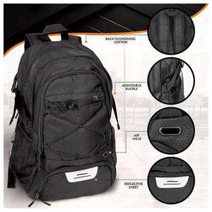 Premium <b>Black</b> Gym Bag with Ball and Shoe Compartment Large Capacity Basketball Sports Training <b>Backpack</b> Durable <b>Waterproof</b> - Product Image 4