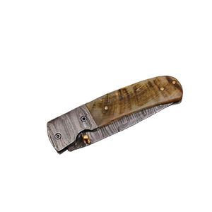 Navaja Plegable de Damasco con Diseño Clásico de Navaja de Bolsillo, Herramienta para Exteriores - Product Image 4