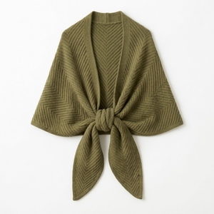 Fashion New Trending Custom Lady Poncho Autumn Winter Warm Acrylic Long Sweater <b>Cloak</b> Tassels Pure Color Pearl Knitted Shawl - Product Image 1