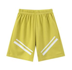 Men's Quick Dry Sport <b>Shorts</b> with Solid Mid Waist Elastic Waist Bermuda Length Cotton <b>Woven</b> Button Fly Front Logo Casual Style - Product Image 3