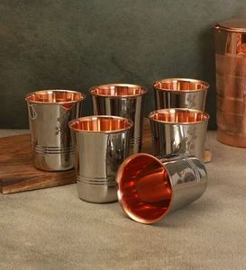 Tasse personnalisée de 250 ml en cuivre écologique de qualité supérieure, élégante et classique, avec couvercles, pour une utilisation en extérieur, au bureau, en camping, ou comme cadeau d'affaires. - Product Image 2