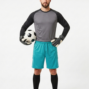 Pantalones Cortos de Portero de Fútbol para Hombre de Alta Calidad, Transpirables, Tejido Resistente, Ajuste Holgado Profesional, Absorben la Humedad, para Adultos - Product Image 1