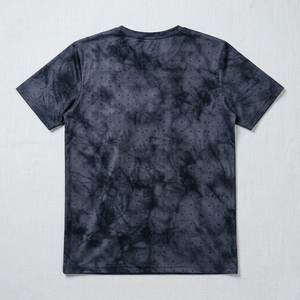 T-shirts pour hommes tie-dye personnalisés à forte demande, imprimés avec logo, pour streetwear, séchage rapide, col rond, tissu respirant et confortable - Product Image 2