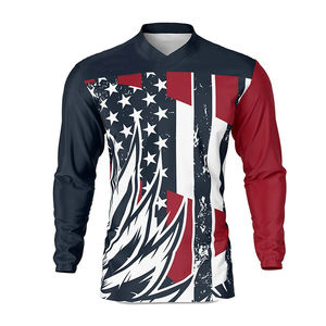 Maillot de moto respirant et tendance pour le paintball, combinaison de course unie par sublimation pour le motocross, maillots sublimés - Product Image 6