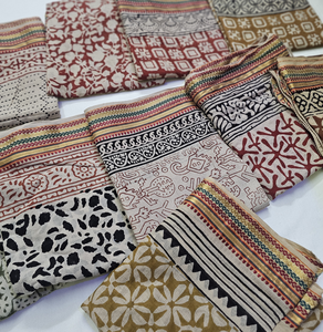 Wholesale Hand Block <b>Print</b> Floral Sarong Silk Border Indian 100% Soft Cotton Beach Wrap Boho Pareo Cover Handmade <b>Extra</b> <b>Large</b> 1 - Product Image 2