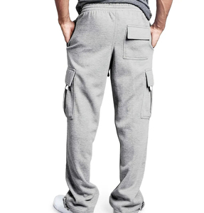 Pantalones Deportivos de Algodón para Hombre con Logotipo Personalizado, Pantalones Joggers con Bolsillos, Pantalones Cargo de Estilo Urbano, Pantalones Acampanados - Product Image 3