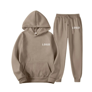 Ensemble de survêtement unisexe en coton et polyester, 2 pièces, pour le jogging, vente en gros, polaire d'hiver, ensemble pantalon 2 pièces, survêtements pour hommes - Product Image 5