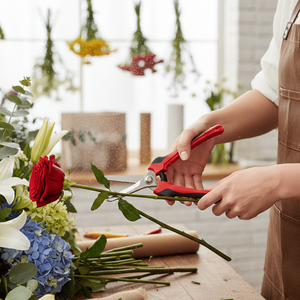 Ciseaux de taille-vigne de jardin 7,5 pouces avec lame en acier inoxydable 420 J2 et poignée composite antidérapante – Vente en gros usine - Product Image 1