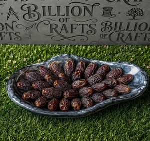 Bol à gâteau unique en résine pour dattes, chocolat, fruits secs, décoration de table de luxe pour le Ramadan - Product Image 1