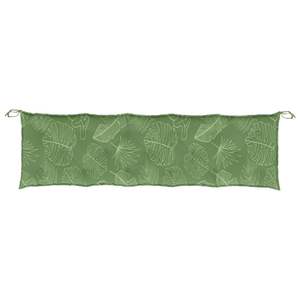 Coussin de banc d'extérieur à motif de feuilles de jardin, tissu Oxford 100% polyester, oreillers élégants pour usage extérieur - Product Image 4
